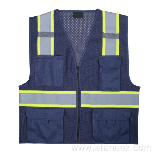 Customize Ansi Class 2 Pockets High Reflective Vest